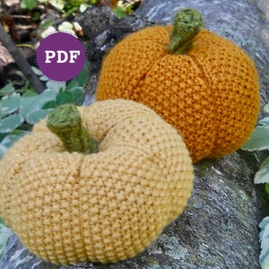 NEW! PATTERN-PDF. A Knit Seed-Stitch Pattern. Knit Pumpkin. No Felting Required.