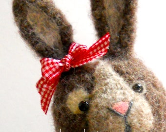 BUNNY RABBIT. Pdf-Pattern, knit bunny, felted bunny, woodland bunny pattern, comfort bunny, baby toys, newborn gifts