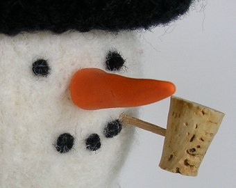 CLAY CARROT NOSE. Oven Bake Clay Carrot Nose. Woolly Snowman Carrot Nose. Snowman Carrots.