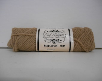 May include: A skein of brown needlepoint yarn from the Elsa Williams NeedleArt Collection. The label reads "Needlepoint Yarn" and "E02517".
