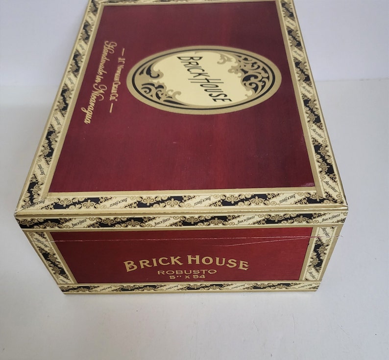 Brick House/jc Newman Cigar Co Wooden EMPTY Cigar Box Etsy
