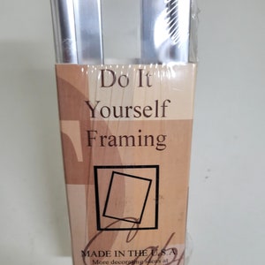 New in Package~Timeless Frames~Silver Metal Do it Yourself Sectional Frame~12&quot; and 26&quot;