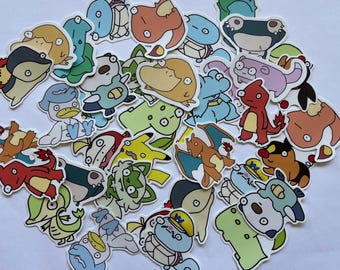 Derpy Pokemon Stickers - Mystery Bundle
