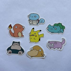 Derp Funny Matte Vinyl Stickers| (Gen 1) Pokémon Stickers image 2