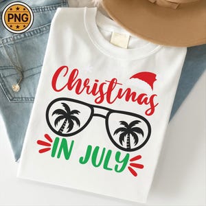 Santa Hat Png, Funny Christmas In July Png, Gift For Xmas In July, Christmas In Summer, Beach Party, Cruise, Birthday Or Christmas In July