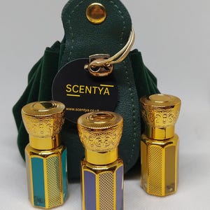 Perfumes Musk Oil  | Lavender Musk | Vanilla Musk | Powder Musk , 3x 6ml each