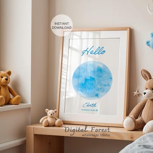 Kids Room Decor, Trendy Room Wall Art, Colorful Playroom Posters, Nursery Decor, Kids Bedroom Prints, Printable Kids Art, Colorful Wall Art