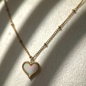 Eternal Love Necklace - Heart Necklace - Romantic Birthday Gift - Anniversary Gift - Gift for Girlfriend - Mother's Day Gift - Minimalist