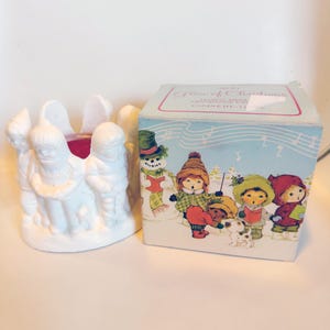 Vintage Avon Glow of Christmas Floral Medley Candle Unburned Original Box