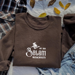 Salem, Salem Sweatshirt, Halloween Sweatshirts, Crewneck Sweatshirt, Fall Sweatshirt, Halloween Gift, Gift for Her