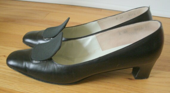60s vintage Custom Craft black kidskin grosgrain b