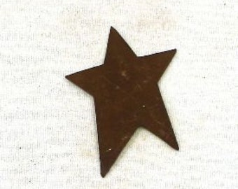 2 Dozen Primitive Rusty 1" Stars - Craft Supplies