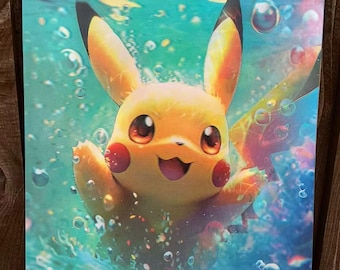 lenticular pokemon card poster 3D Triple Transition [Base Set Starters] Print This item is unavailable -