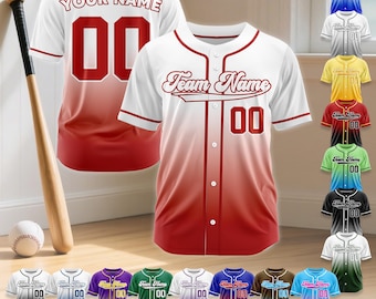 Custom Baseball Jersey Personalized Team Name Party Wedding
