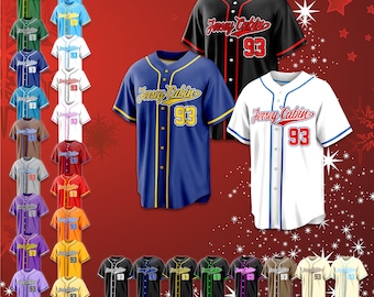 Custom Baseball Jersey Personalized Embroidery Name Number Baseball Couple Jerseys Family Sports Team Uniform Gifts For Men Women Kids Fan