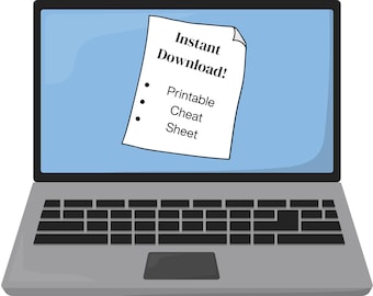 Hoja de trucos para entrevistas de trabajo / Guía de consejos y respuestas para entrevistas / Descarga digital imprimible / Preparación para entrevistas en formato JPG