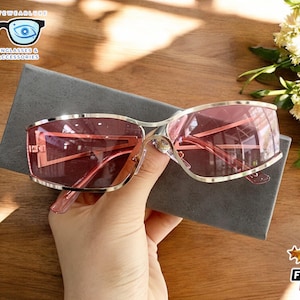 Y2K Oversized Punk Sunglasses | Steampunk Goggle Shades | Vintage Mirror Eyewear | Bold Fashion Sunnies| UV Protection Sport Glasses
