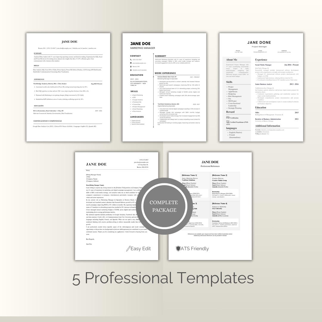 Minimalist Harvard Resume Template Ats friendly CV Cover Letter minimalist-harvard-resume-template-ats-friendly-cv-cover-letter