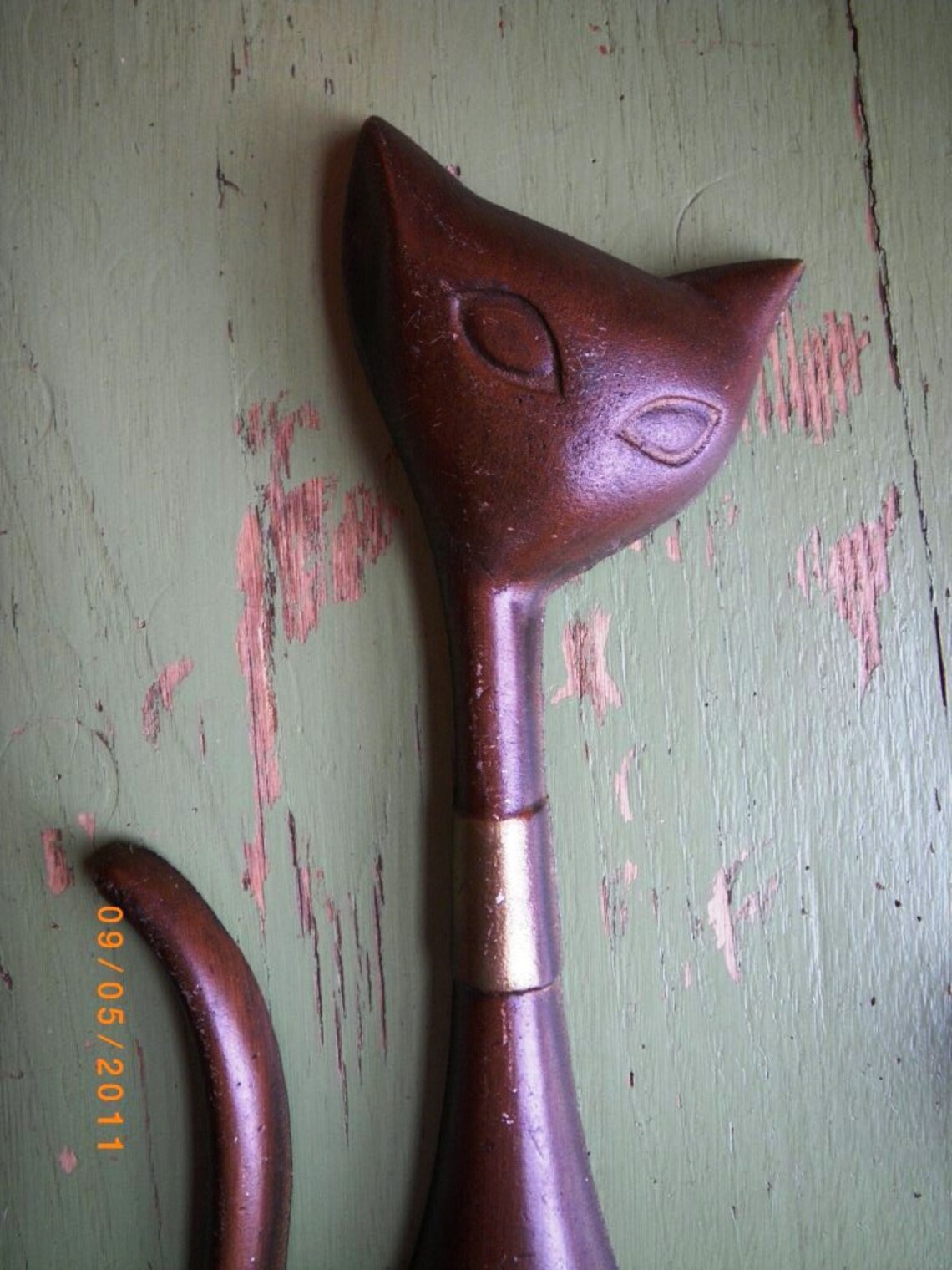 Vintage Mid Century Modern Sexton Cats Wall Art Cast Metal Etsy