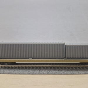 n scale 60&#39; flat car 2pk