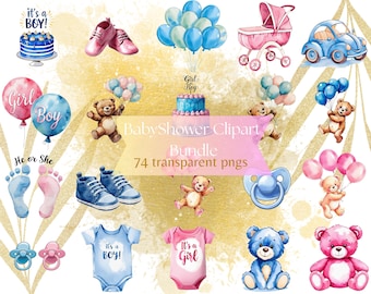Gender Reveal Clipart boy or girl clipart baby shower png blue balloon svg pink balloon png he or she svg pink and blue clipart bundle