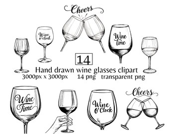 Wine glass clipart wine clipart bundle alcohol clipart drinks digital sticker wine glass illustrations drinking quotes png bar menu png