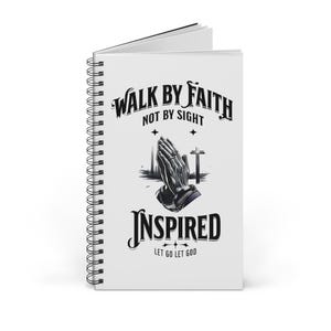 Faith-Inspired Spiral Journal for Reflective Writing, Perfect Gift for Prayer, Journaling, Self-Discovery, Gratitude
