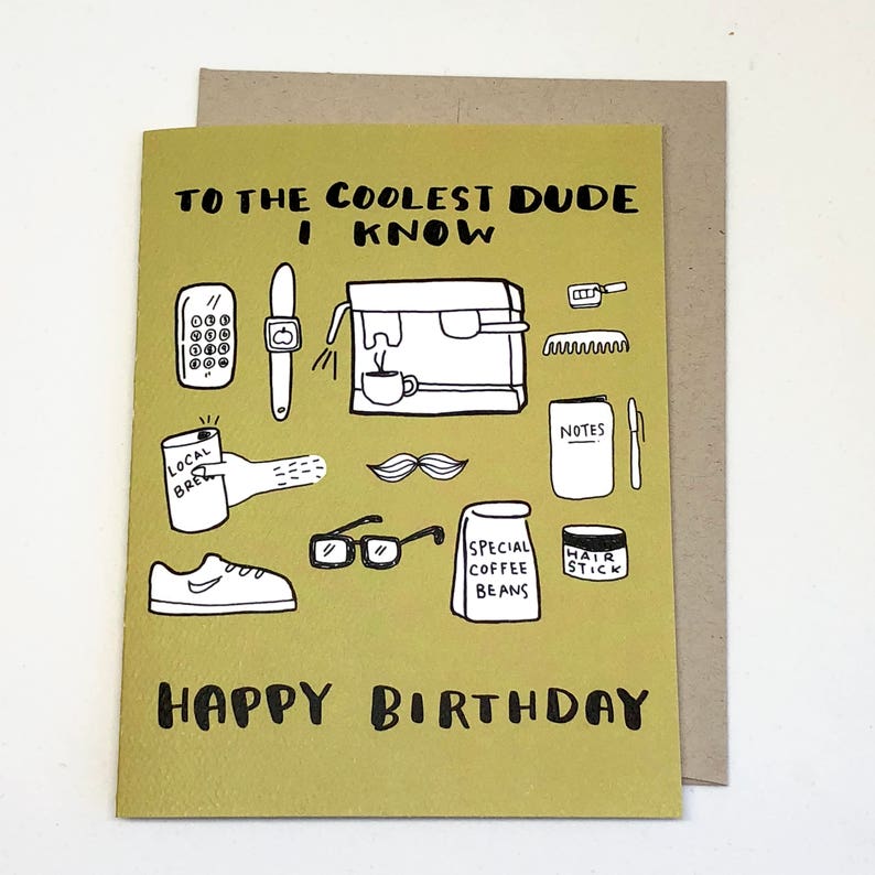 Greeting Card Cool Dude II Greeting Card Cool Dude II