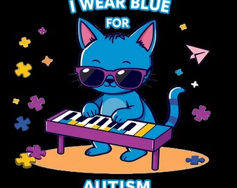 Diseño PNG de concientización sobre el autismo