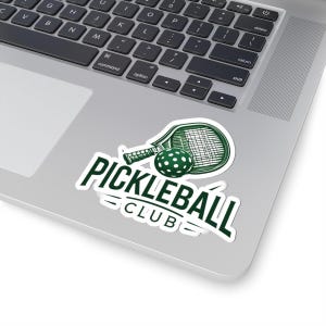 Pickleball Club Pickleball Sticker, Fun Pickleball Decal, Sporty Laptop Stickers, Great Gift for Pickleball Lovers