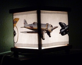 Vintage Plane Night Light Airplane Decor Nightlight Lighting