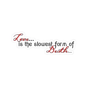 Romantic Kiss-Cut Stickers with Heartfelt Quotes, Love Gifts, Laptop Decals, Wedding Favors, Unique Decor, Gift for Him/Her