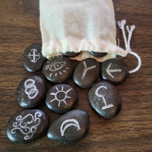 Handcrafted Witches Runes