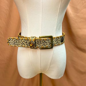 Vintage Cheetah Belt - Etsy display picture 1