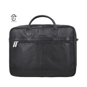 Full grain leather laptop bag, Personalized leather messenger bag men, Crossbody shoulder bag work briefcase, Valentines gifts for him/her