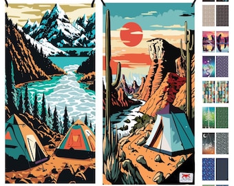 Beach Travel Towel | Compact Quick-Dry Eco-Friendly | RPET Microfiber Towel L (30"x60")