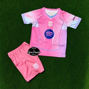 Special Barcelona Pink Soccer Kit
