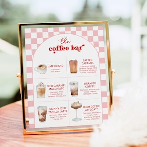 She's Ready To Pop Baby Shower Dirty Soda Bar Recipe Sign, Drinks Menu Sign, Customizable Digital Sign, Soda Pop Baby Shower Decor - BS22