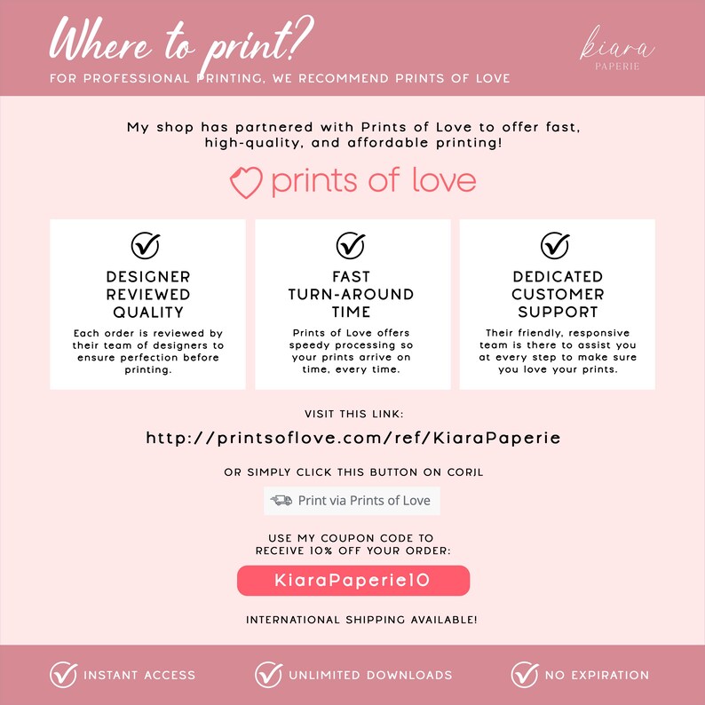 a pink and white website with a pink background