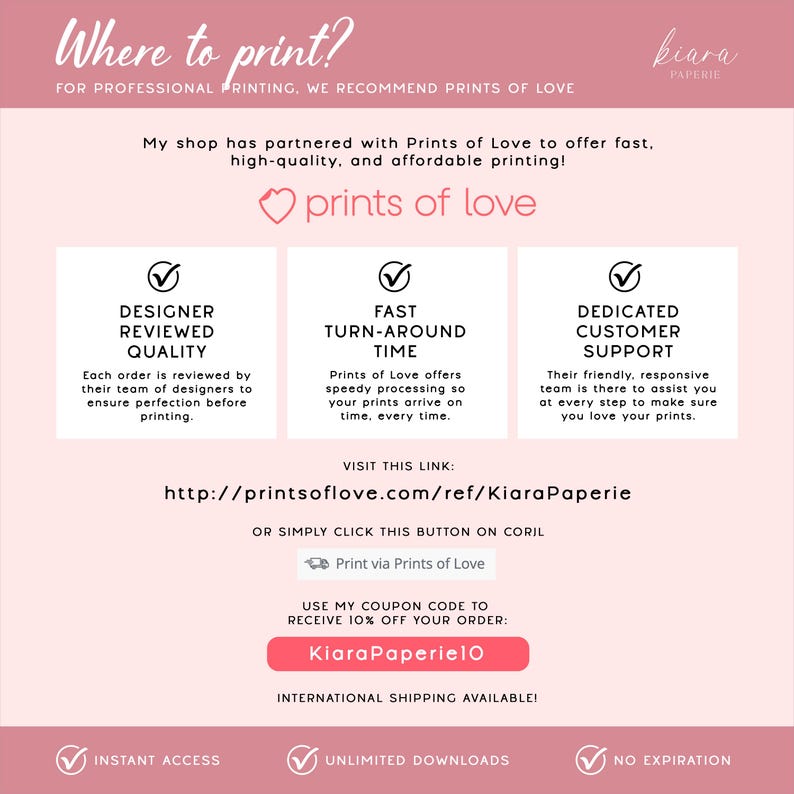 a pink and white website with a pink background