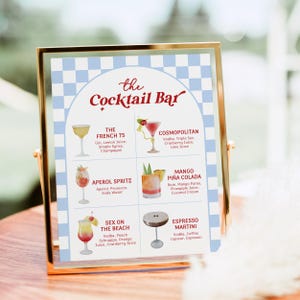 She's Ready To Pop Baby Shower Dirty Soda Bar Recipe Sign, Drinks Menu Sign, Customizable Digital Sign, Soda Pop Baby Shower Decor - BS101