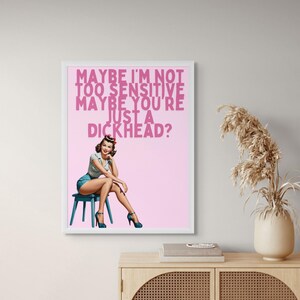 Vintage Print - not too sensitive