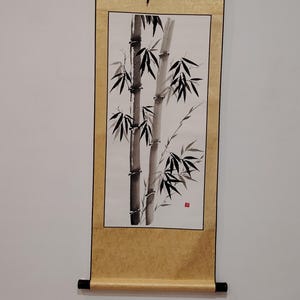 Chinese Bamboo Ink Painting – Original Xuan Paper Artwork