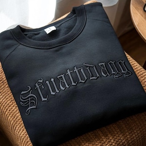 STFUATTDLAGG Embroidered Crewneck, Booktok Dark Romance Gift