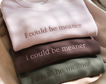 Embroidered Sarcastic Sweatshirt, Confident Friend Gift