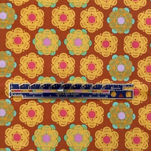 OOP Hard to Find Free Spirit Hindsight by Anna Maria Horner Honeycomb in Sunset PWAH143, Fabric by the Yard