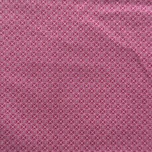 Vintage Pink Calico Quilting Fabric, Joan Kessler for Concord Fabrics, Fabric by the Yard