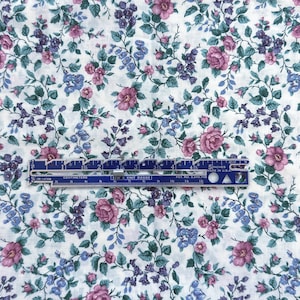 Vintage Cranston Calico Fabric, VIP Print, Joan Messmore, Fabric by the Yard