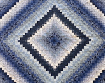 Vintage Around the World Quilt Top 100” x 96”