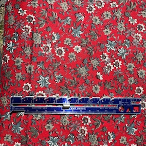 Vintage Cranston Calico Fabric, Fabric by the Yard